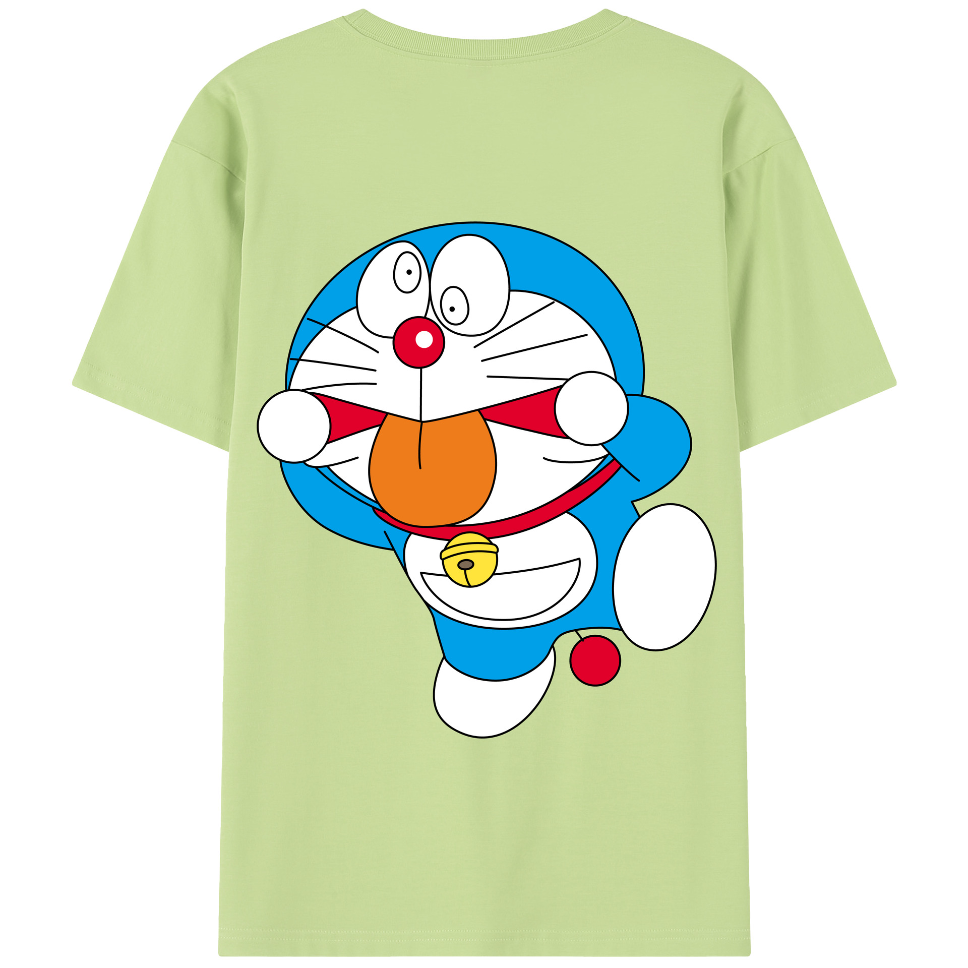 （画像用） ドラえもん Doraemon 綿100％半袖Tシャツ（背面プリント）